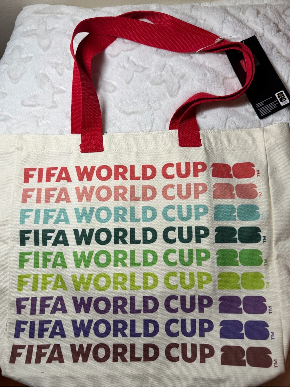⚽🌎 NWT Official FIFA World Cup 2026 Canvas Tote Bag ✨ - Picture 5 of 10